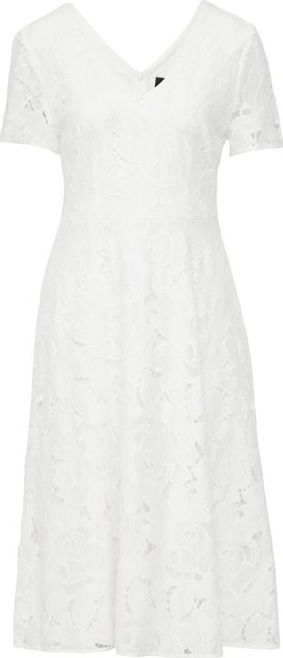 S.Oliver Kleid Midikleid aus Spitze mit blickdichtem Futter und floralem Muster