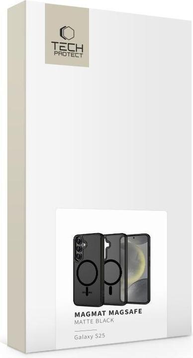 Produktbild Tech-Protect MagMat MagSafe Case for Samsung Galaxy S25 - Black (Samsung Galaxy S25)