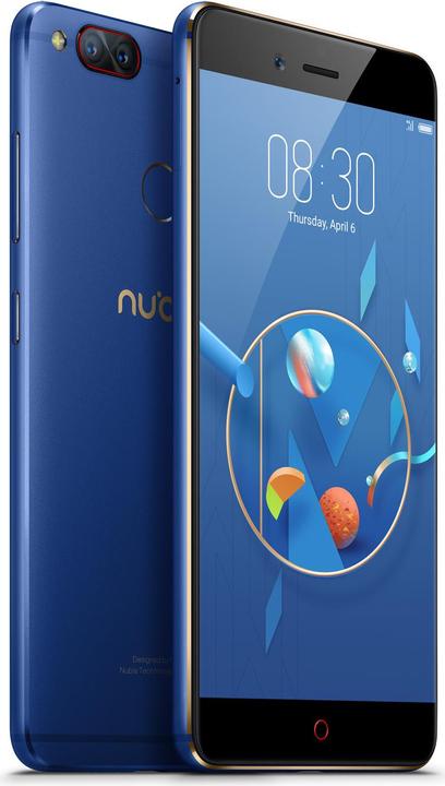 Produktbild Nubia Z17 mini (128 GB, Aurora Blue, 5.20", Hybrid Dual SIM, 4G)