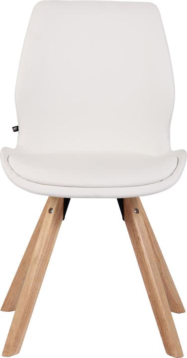 Actual product image CLP Luna chair imitation leather, white