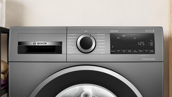 Produktbild Bosch Hausgeräte Serie 6, Waschmaschine, Frontlader, 9 kg, 1400 U/min., WGG244ZR90, ID WGG244ZR90 (9 kg, Links)