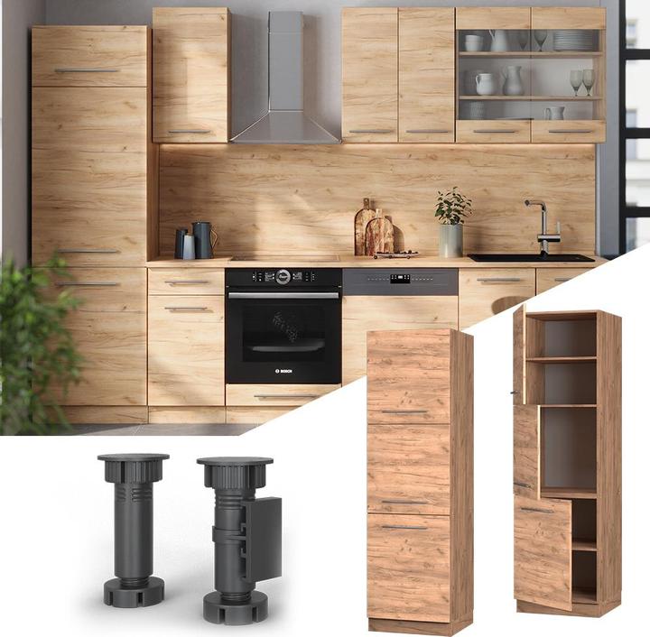 Produktbild Vicco Herdumbauschrank Fame-Line (60 x 58.10 x 206.80 cm)