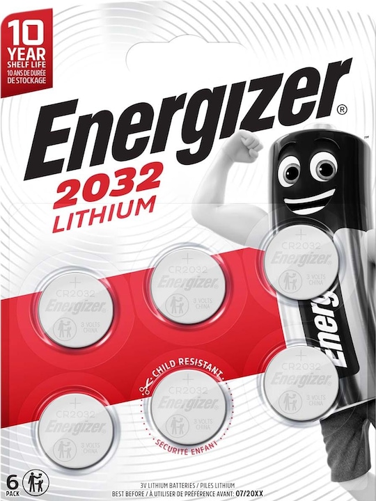 Produktbild Energizer CR2032 (6 Stk., CR2032, 240 mAh)