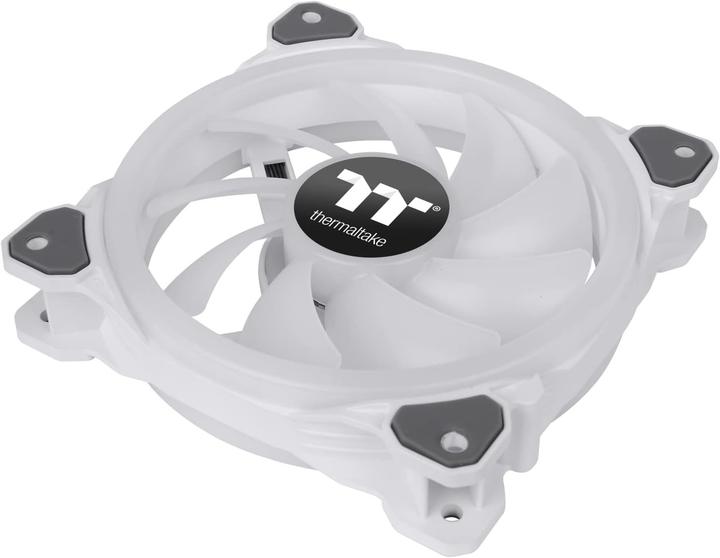Actual product image Thermaltake Riing Trio 12 RGB Radiator Fan White TT Premium Edition (120 mm, 3x)