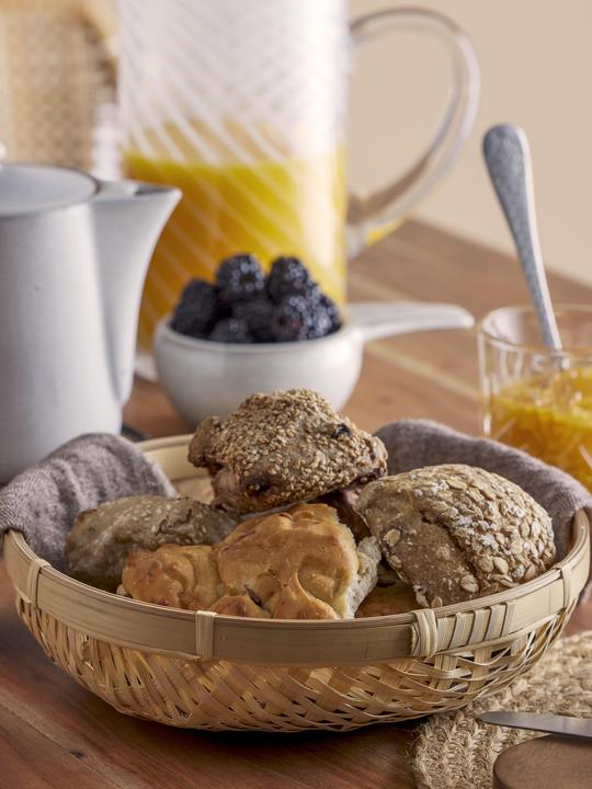 Actual product image Bloomingville Malika Bread Basket, Nature, Bamboo