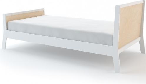 Oeuf NYC Twin Lit adolescent "Sparrow", bouleau/blanc