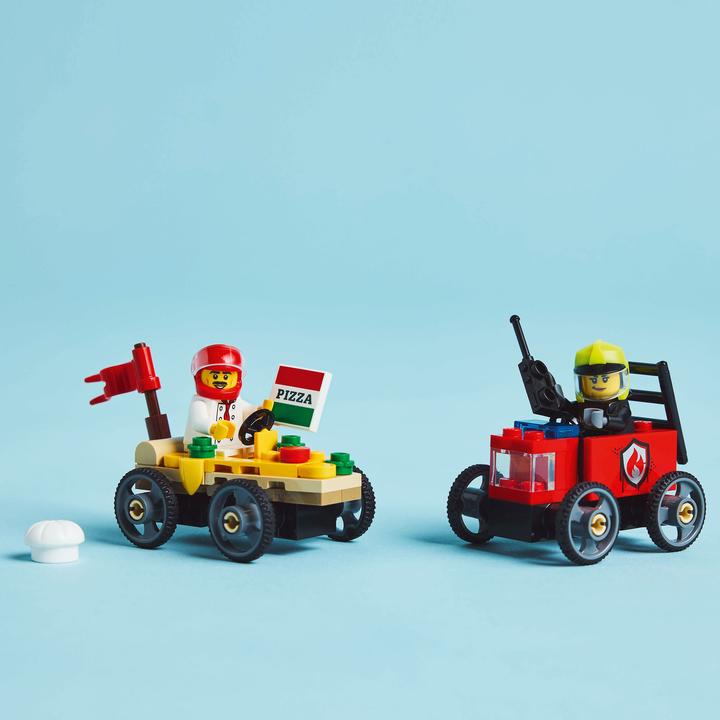 Image du produit LEGO Pizzalieferwagen vs. Löschauto (60458, LEGO City)