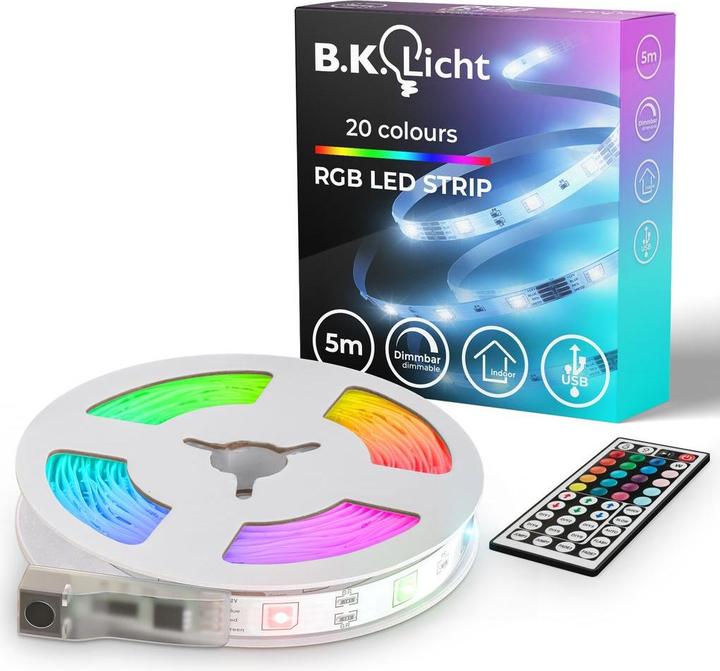 B.K.Licht Flexband (RGB, 500 cm, Indoor)