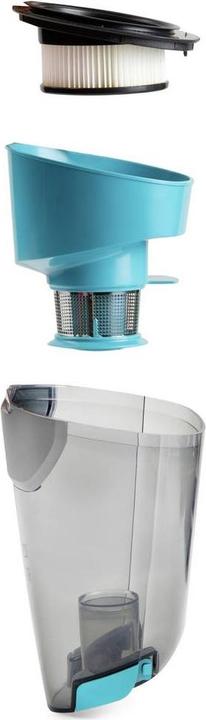 Actual product image Domo POWERS2-IN-1 DO249SV Cordless handheld hoover 21.6 V