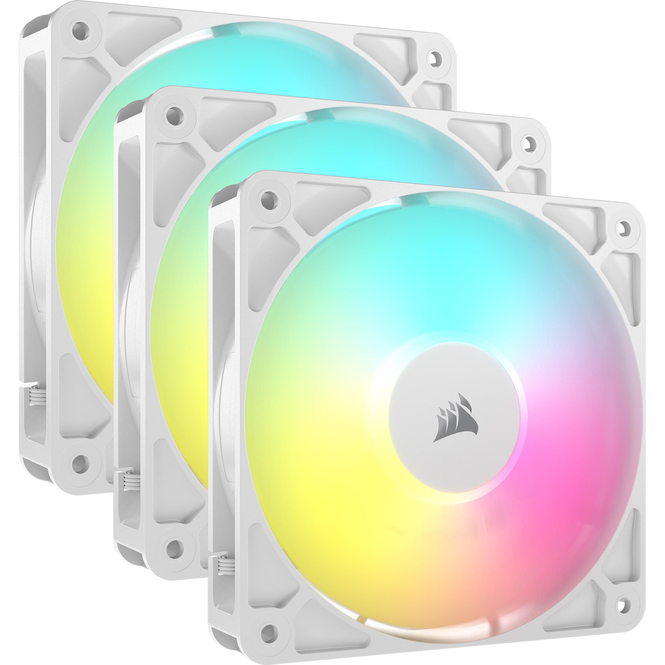 Corsair RS120 (120 mm, 3 x), PC Lüfter, Weiss