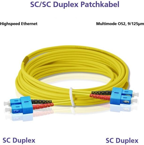 Produktbild Helos Herweck LWL Patchkabel (CAT6, 1 m)