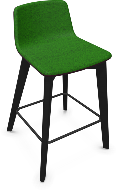 green melange, Bordeaux - Red melange, Ash stained black