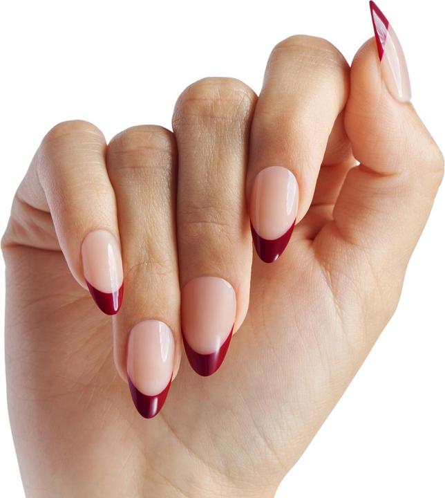 Image du produit KISS Nails - Salon Acrylic French Color - Catchy (Ongles artificiels, Pourpre)