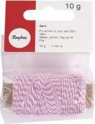 Produktbild Rayher Garn, 1mm ø, rosé, 10 g (35 m)