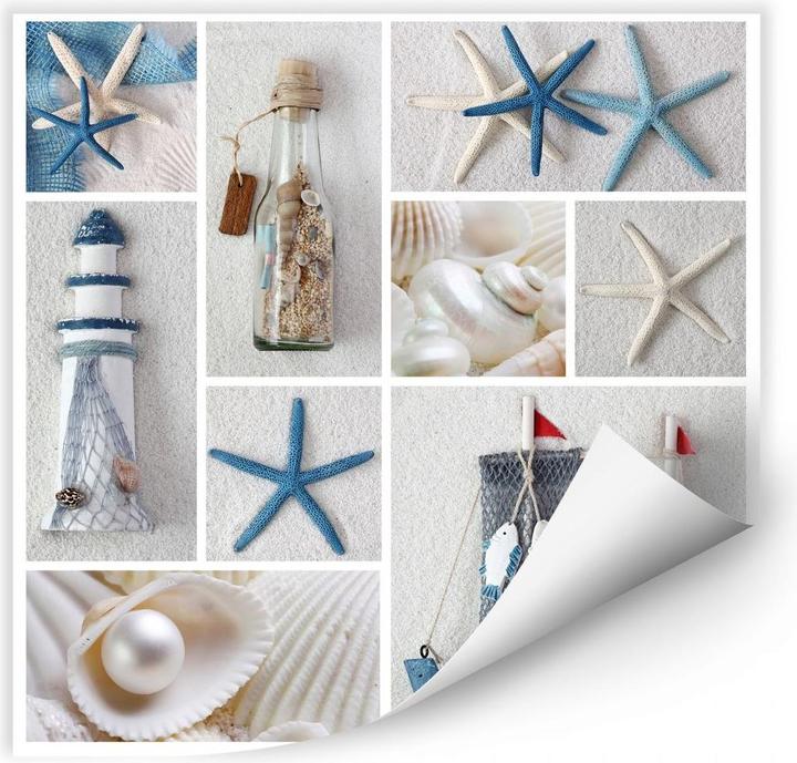 Produktbild Trenddeko Beach Collage (70 x 70 cm)