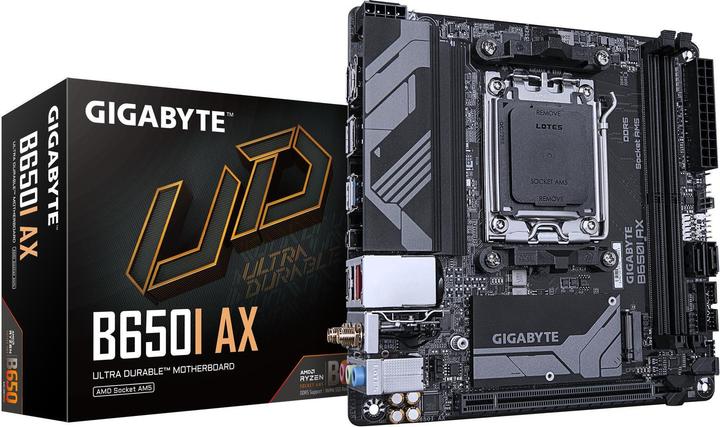 Gigabyte B650I AX (AM5, AMD B650, Mini-ITX)