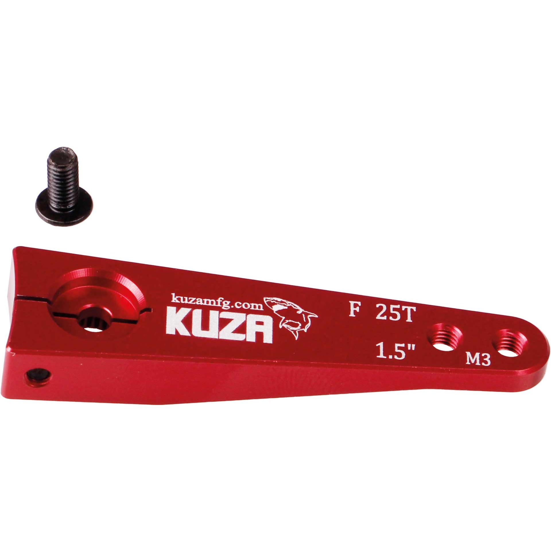 Kuza Servohebel 1-Arm Futaba 25T 38mm/32 1.5" M3 Heavy Duty V2 Aluminium