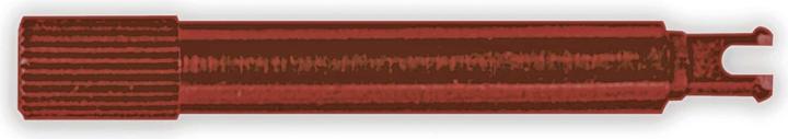 Piher Steckachse, 12mm, rot