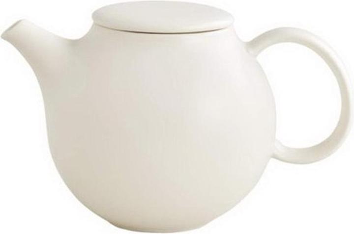 Produktbild KINTO PEBBLE - Teekanne mit Tee-Ei aus Stahl - Weiss 480 ml (0.48 l)