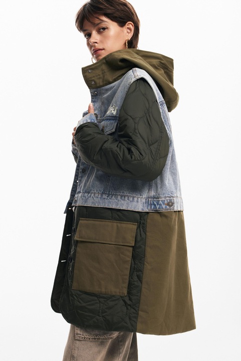 Actual product image Desigual waterproof jacket desigua budapest mickey (L)
