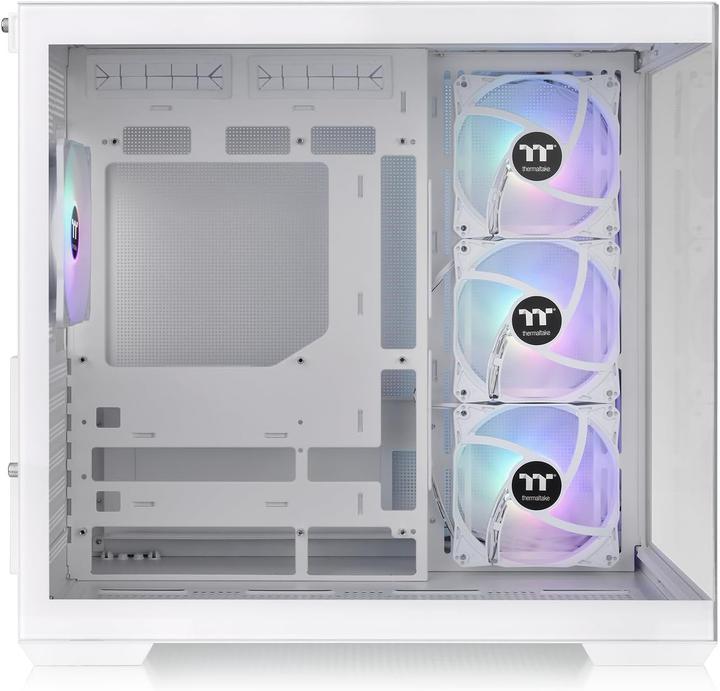 Actual product image Thermaltake View 380 TG ARGB Snow White (ATX, mATX, Mini-ITX)
