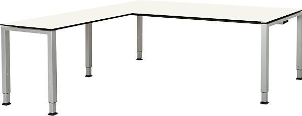Mauser Desk, interlinked, square/rectangular base tube
