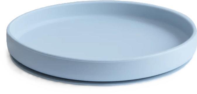 Actual product image Mushie Classic Silicone Plate Powder