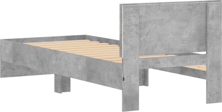 Produktbild VidaXL Bettgestell mit Kopfteil und LED-Leuchten (100 x 200 cm)