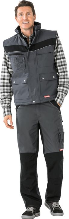 Productafbeelding Planam uniseks wintergilet PLALINE leisteen, zwart maat XS (XS)