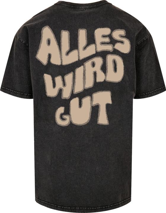 Produktbild Merchcode Alles Wird Gut Acid Washed Oversized Tee - 176411 (M)
