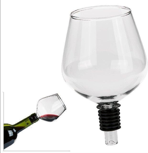 Produktbild Schwäbische Albumfabrik Flaschenaufsatz aus Glas mit Silik.3665 (Weinverschluss)