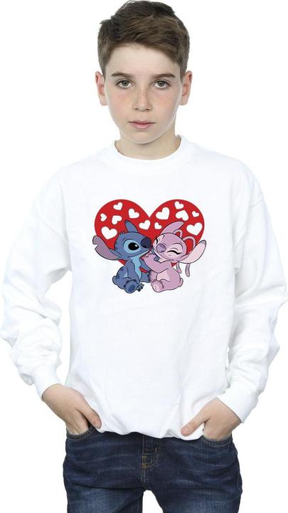 Produktbild Disney Lilo & Stitch Hearts Sweatshirt Jungen (140, 146)