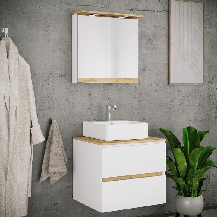Produktbild VCM Badmöbel-Set mit Waschbecken Cosila-A 61