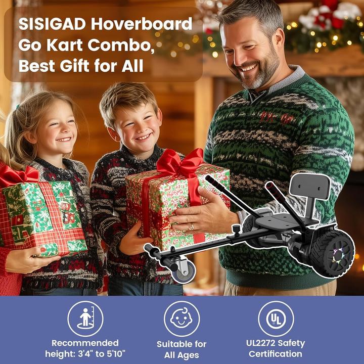 Actual product image Sisigad Hoverboard with Seat Mount