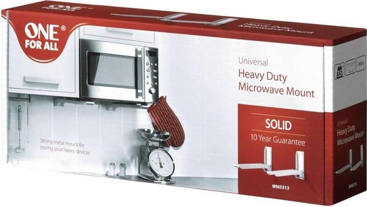 Image du produit One for All Wm Acc Solid Uni Storage Shelf Microwave Global