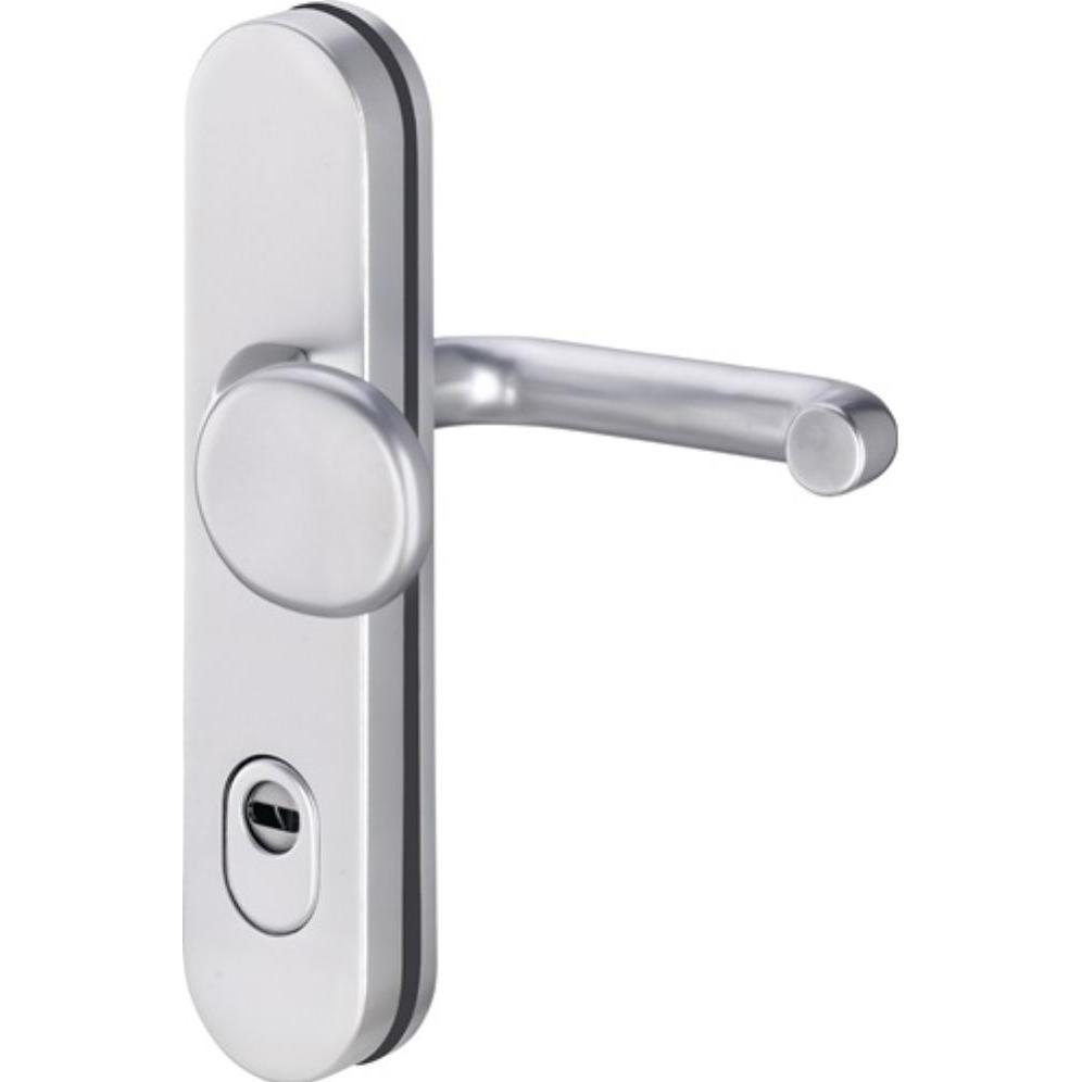 EDI, Türgriff + Fenstergriff, Schutzgarnitur Logo 8755/0272 Edelstahl EST 72 mm 35-45 mm (Türgriff)