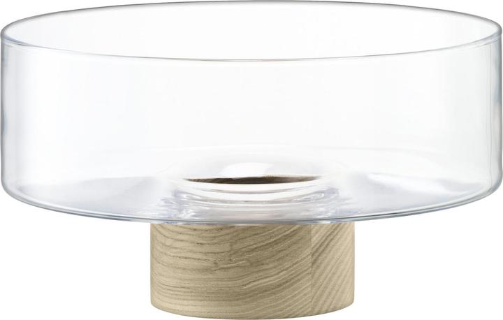 LSA Lotta Podestschale Klar unterteil aus Esche Ø25cm (25 cm, 1x)