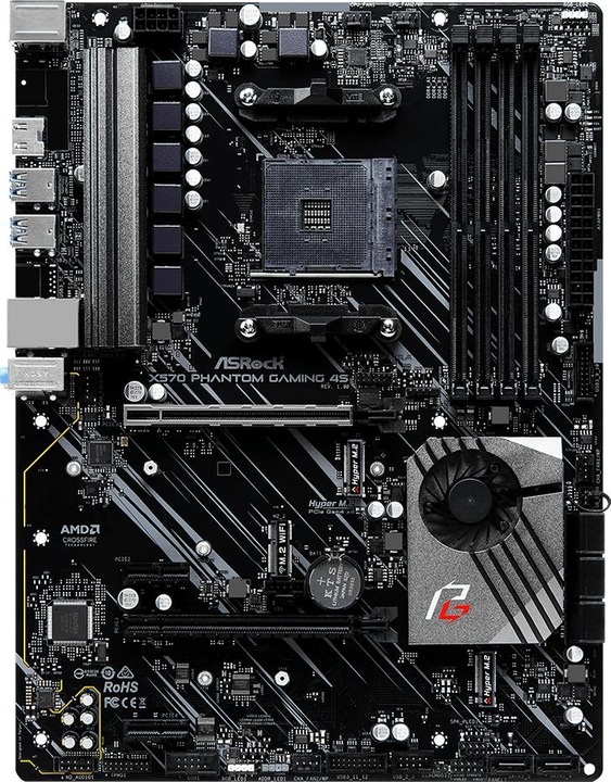Produktbild AsRock X570 Phantom Gaming 4S (AM4, AMD X570, ATX)