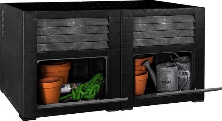 Actual product image Weber Home Raised bed with storage compartments
