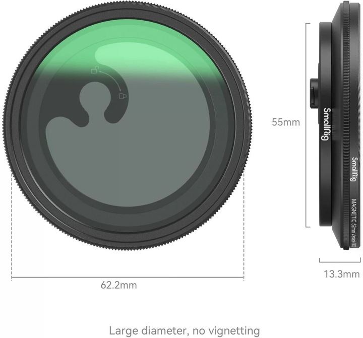 Produktbild SmallRig MagEase Magnetic VND Filter Kit (52 mm, Polarisationsfilter)