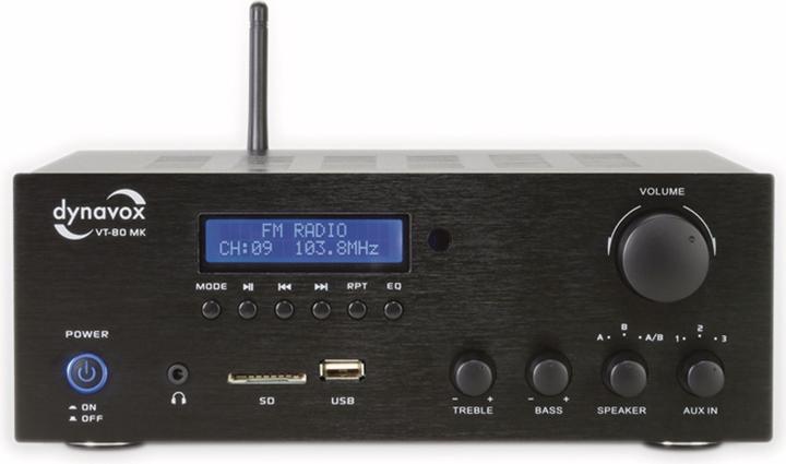 Actual product image Dynavox Stereo amplifier VT80 MK black (Amplifier)