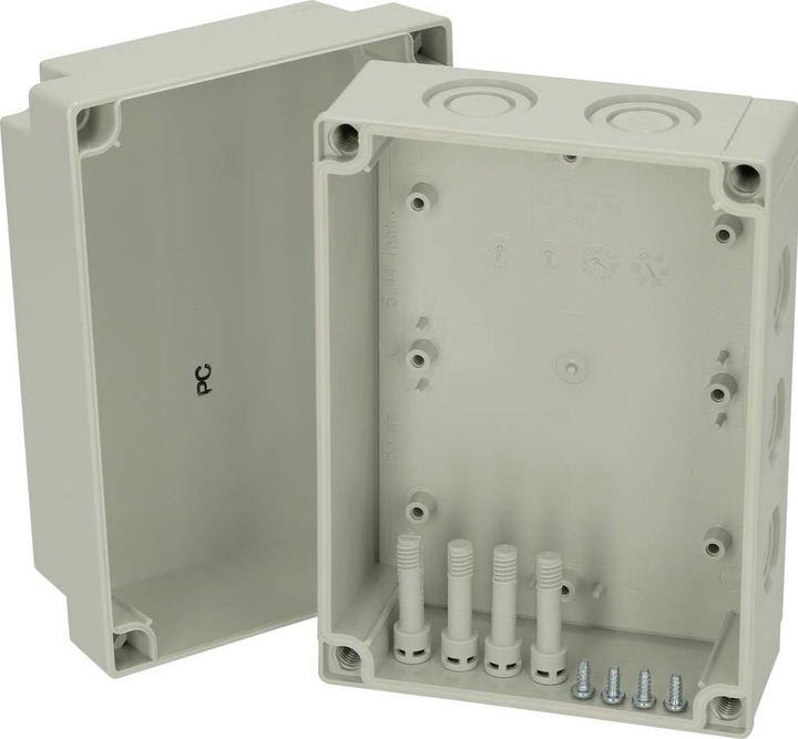 Actual product image Fibox MNX Enclosure, Grey Lid, 180x130x100mm (Housing)