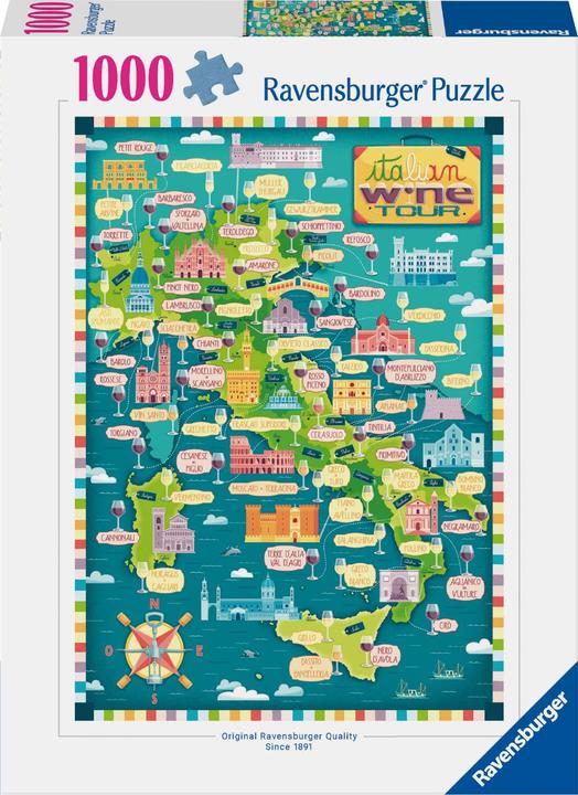 Immagine prodotto Ravensburger Tour dei vini d'Italia (1000 pezzi)