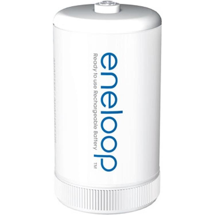 Panasonic Adattatore Eneloop Mono D (2 pz., AA, Accumulatore di carica elettrica), Caricabatterie