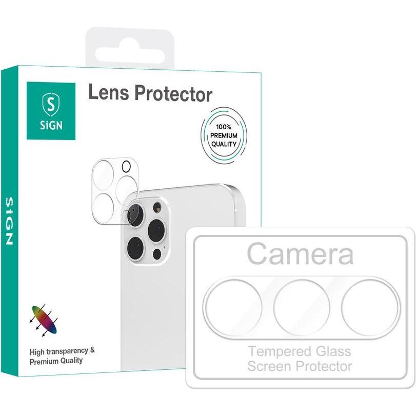 SIGN Copri lenti in vetro temperato per Samsung Galaxy S23 FE (Samsung Galaxy S23 FE), Pellicola protettiva smartphone