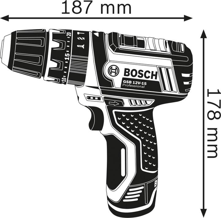 Produktbild Bosch Professional GSB 12V-15