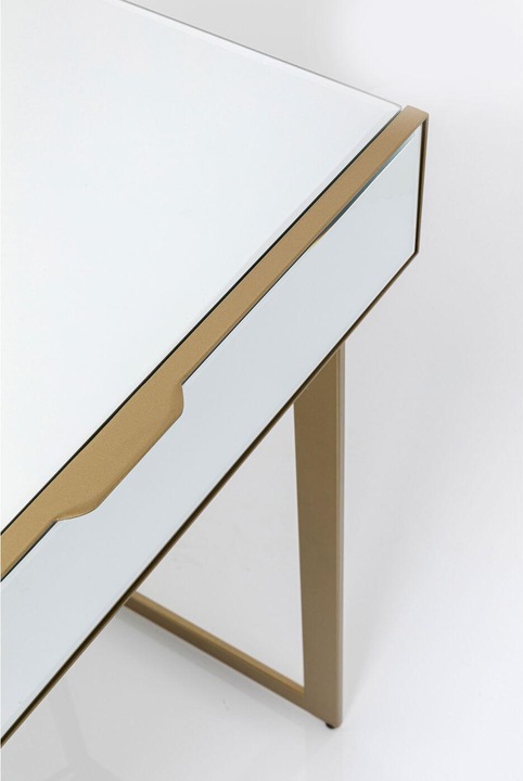 Produktbild Kare Design Schreibtisch Soran Gold 120x50cm (120 x 50 x 77 cm)