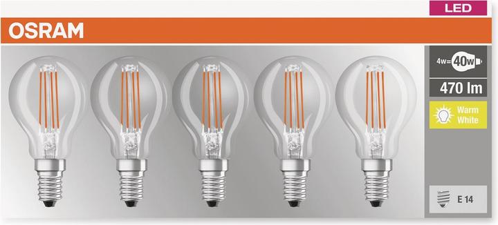 Image du produit Osram Base LED (E14, 470 lm, 5x)