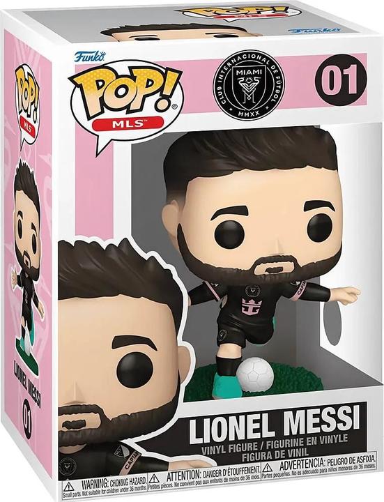 Actual product image Funko POP! MLS Inter Miami: Lionel Messi (Away)