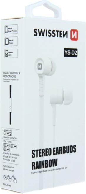 Actual product image Swissten Earbuds RAINBOW YS-D2 (Cable)